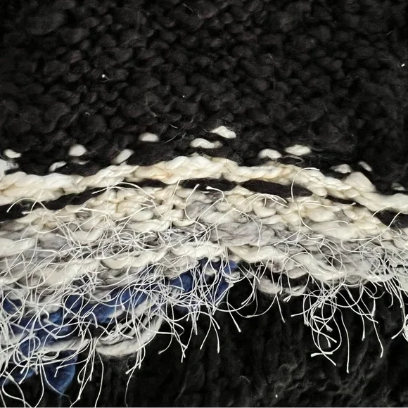 ❌SOLD❌FL&L x Knitz 💕🍋 • Crosby fringe cardigan in black and navy - Picture 14 of 14